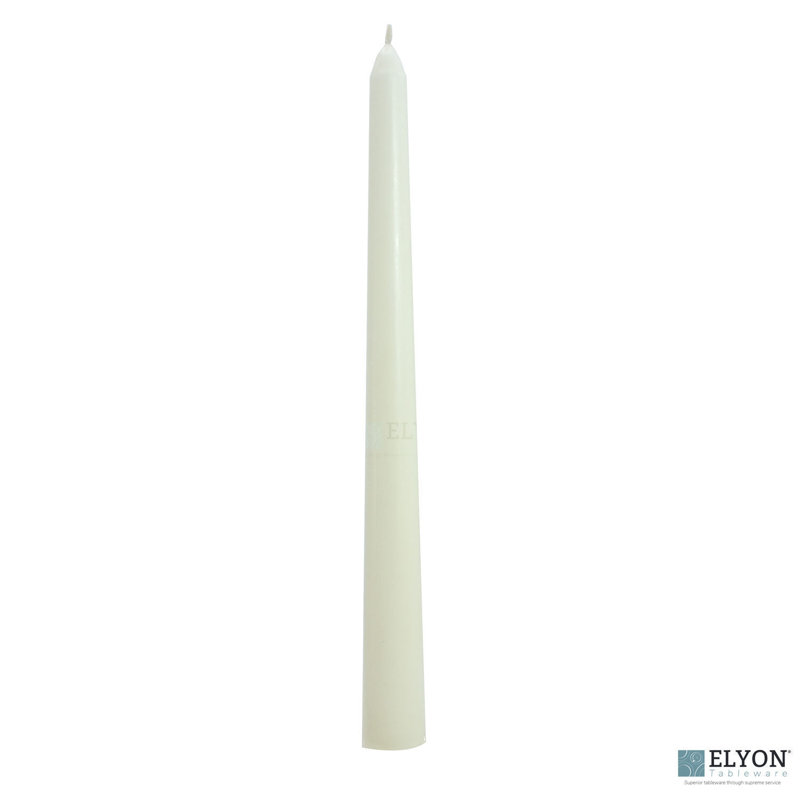 50 Piece Unscented Taper Candle Set, Ivory