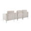 Canapé modulaire convertible en velours côtelé avec porte-gobelets, USB, trois places-947831073
