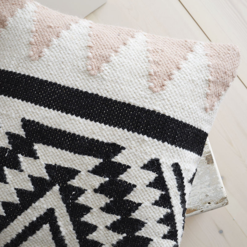 Amando Geometric Square Cushion, Pink