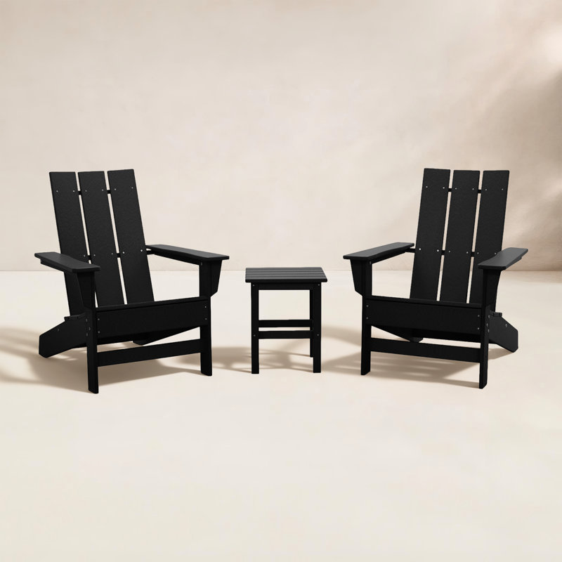 Ratcliff 3 Piece Seating Group, Black