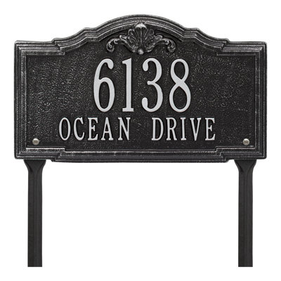 Gatewood Personalized Standard 2-Line Lawn Address Sign