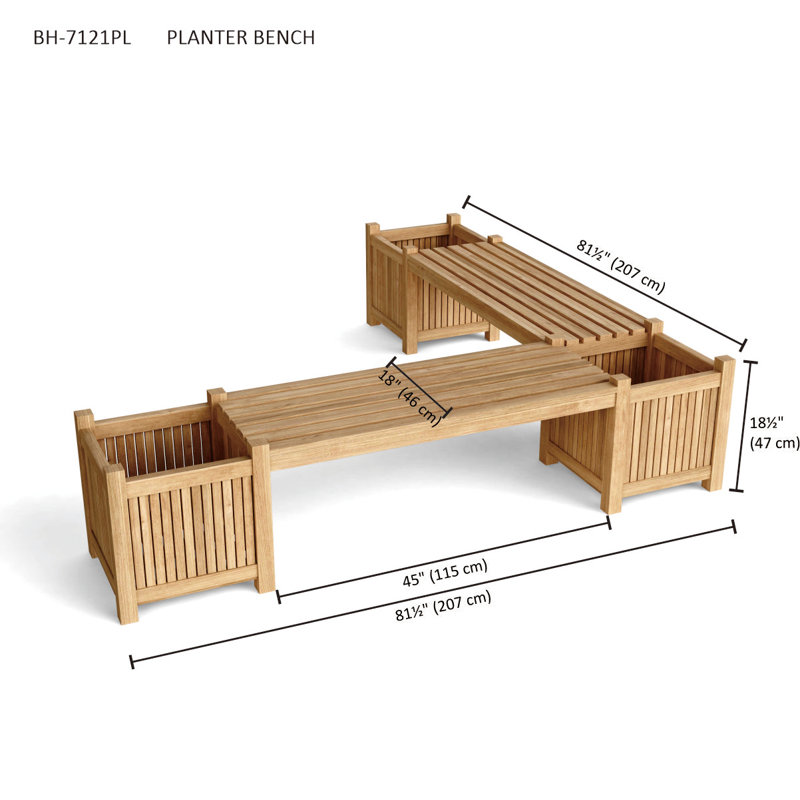 BANC À PLANTES