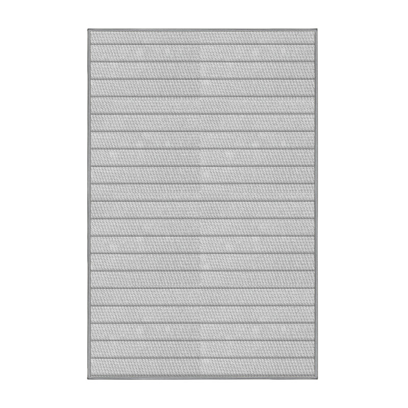 Tapis zone grise à motifs, Rectangle 4 pi x 6 pi