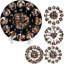 Horloge murale ronde avec photos personnalisées, logo de votre conception, horloges décoratives silencieuses et silencieuses fonctionnant à piles et à quartz pour la décoration intérieure