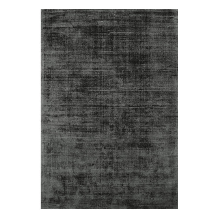 Doris Plain Silky Charcoal/Grey Rug