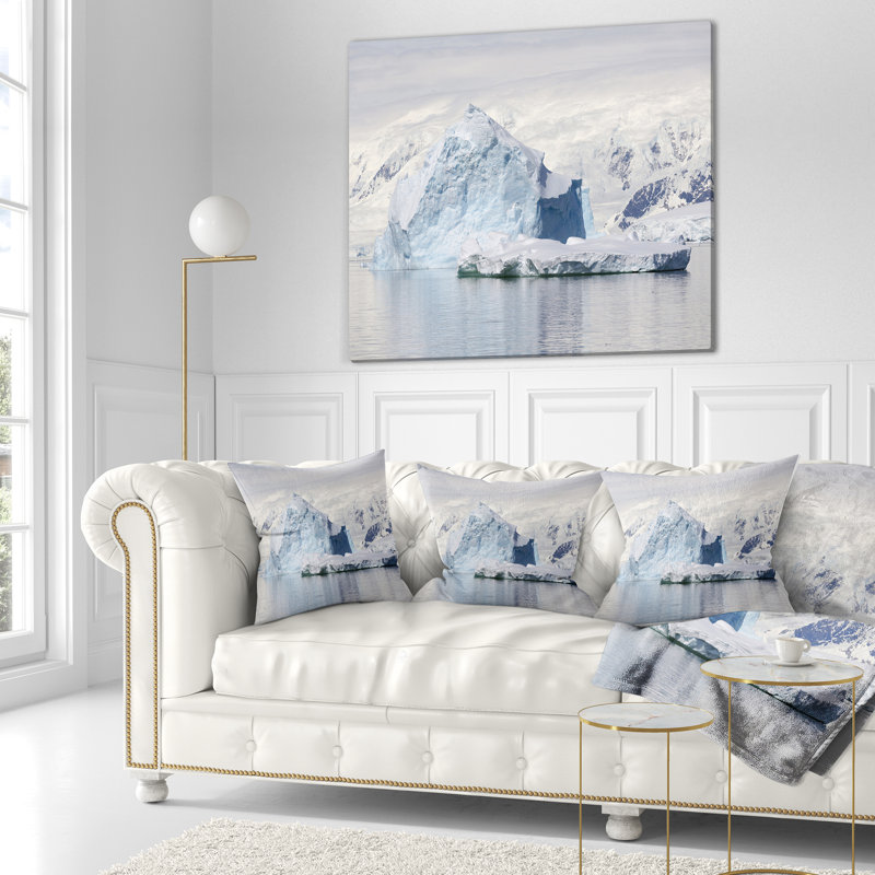 Coussin Schafer Designart «Antarctica Mountains»
