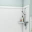 Encadrement de douche en alcôve blanc l 60 po x P 60 po x H 80 po FlexStone-50024270