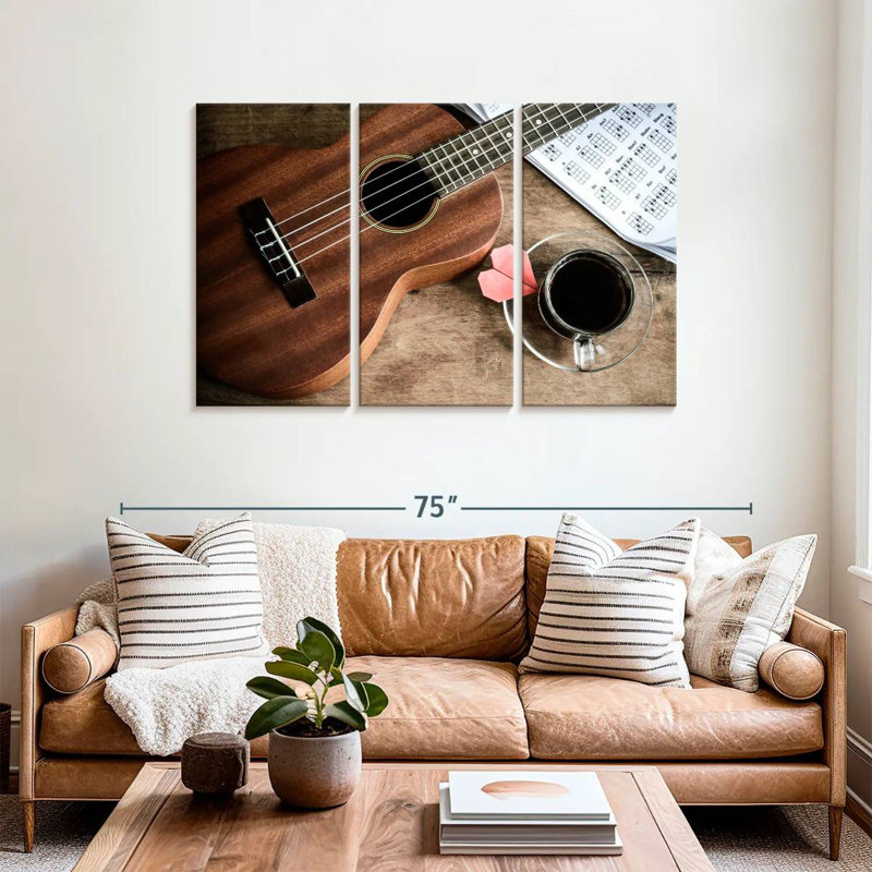 Abarca Coffee And Ukulele, 36" H x 57" W