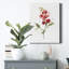 Scarlet Sweet Pea - impression sur toile tendue-1465669861