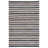 Wlikerson Hand Woven Jute/Cotton/Wool Striped Rug in Charcoal/Ivory-1681777633