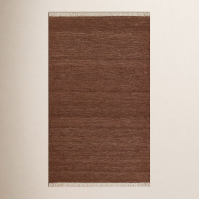 Cassandra Hand Woven Modern Indoor Outdoor Brown Rug