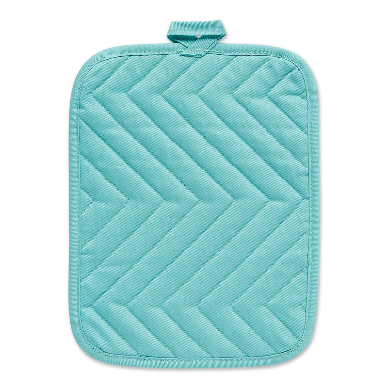 Manique en pierre matelassée, Aqua