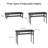 Aluminum Folding Camping Table - 3ft Tri-Fold, 3 Adjustable Heights (27.1in Max), 66lb Capacity with Storage Net-111153536