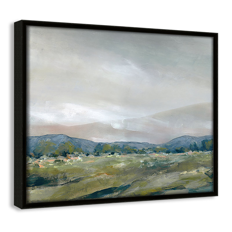 «The Spring Coulee Print» par Carol Robinson, Espresso, H 9,5 po x l 11,5 po