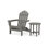 Chaise Adirondack pliante Monterey Bay avec table d'appoint en lanterne rétro