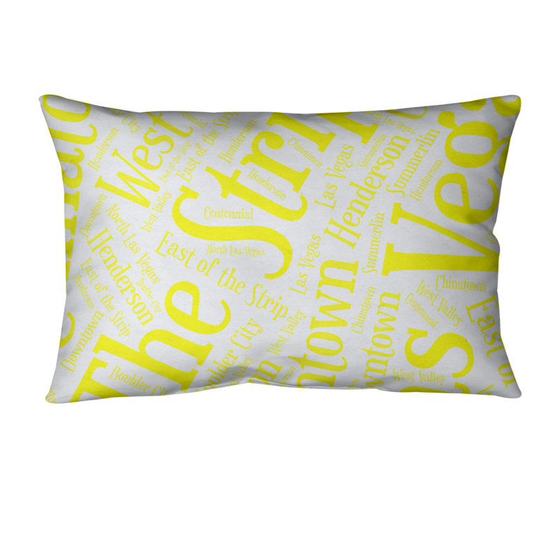 Coussin lombaire intérieur/extérieur las vegas, Oui, Jaune