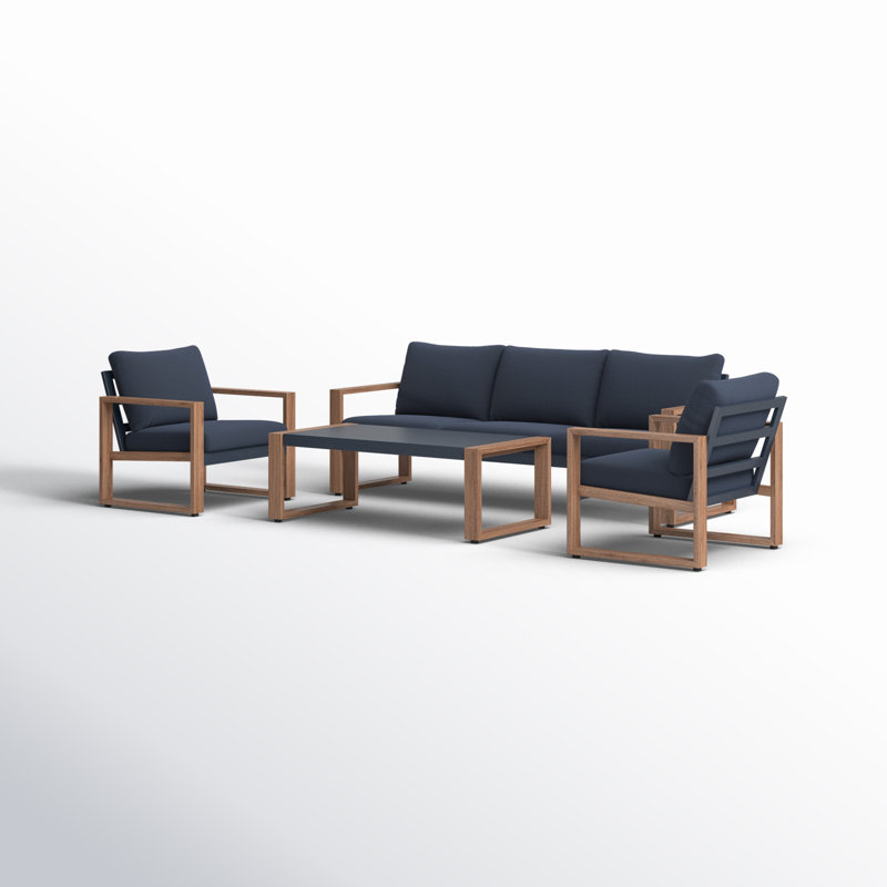 5 - Person Patio Conversation Set with Cushions