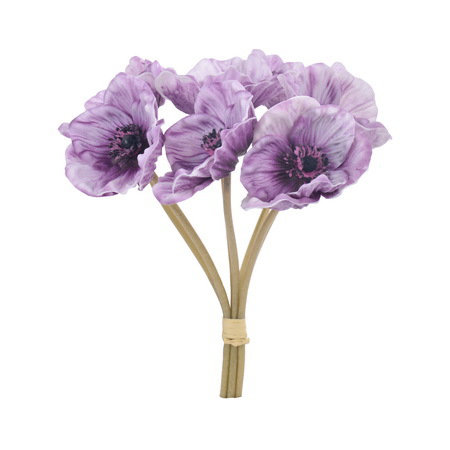Poppy Floral Stems, Purple
