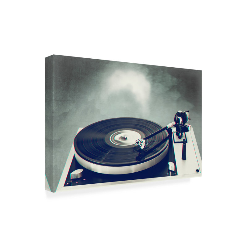 "Corris", tourne-disque, H 16 po x l 24 po x P 2 po