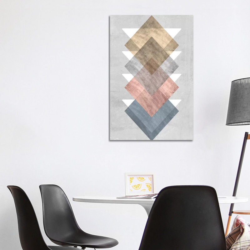 Diamond Allign I 1 Piece Wrapped Canvas Painting, 101.6 cm H x 66.04 cm W x 3.175 cm D