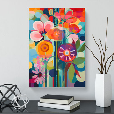 Gisa Flowers Orphism Vol.2 - Wrapped Canvas Print