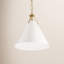 Luminaire suspendu conique en métal 1 lumière Kinston -137558062-137558056