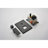 Shower System with rain shower head, hand shower head, water control valve, shower bracket, hose and niche-114019246