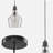 Oval Shape Glass Pendant Light-608271777