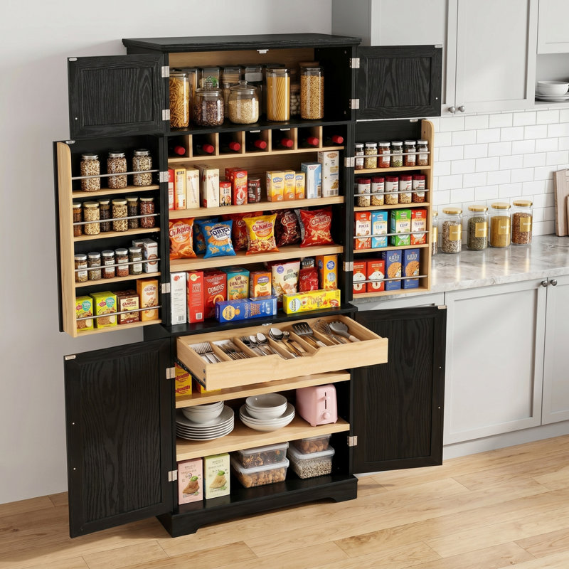 Grand garde-manger de style campagnard, Black