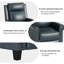 Fauteuil inclinable 33,5 po en cuir véritable-244517777