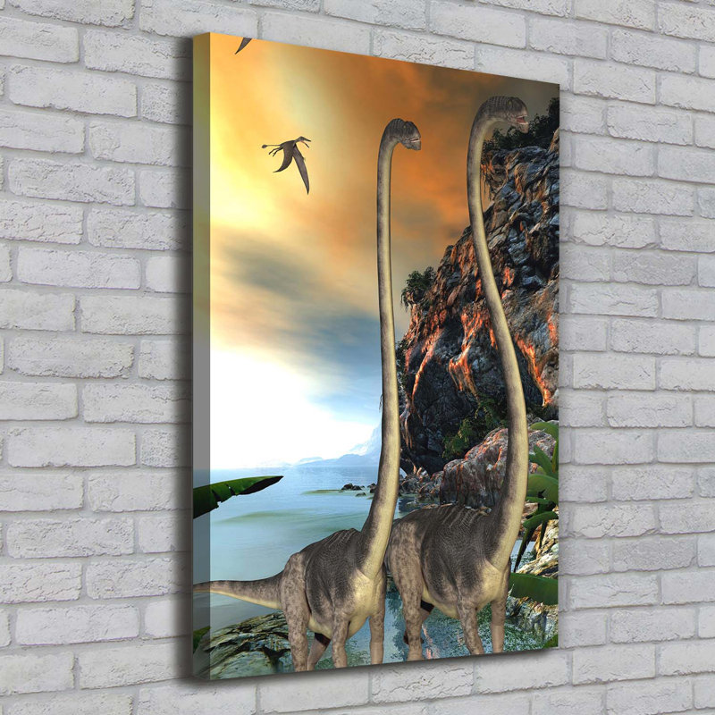 Dinosaurs - Wrapped Canvas Print