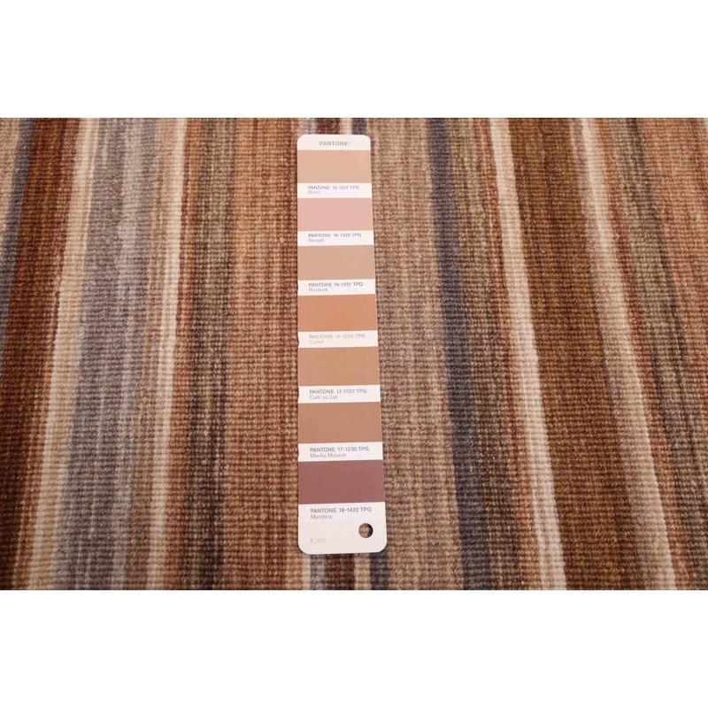 Tapisserie brune Farrington kilim 4 pi 11 po x 7 pi 9 po
