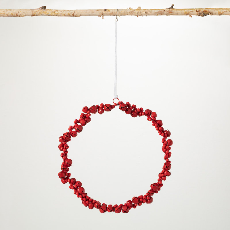 Ornement en forme de couronne Jingle Bells