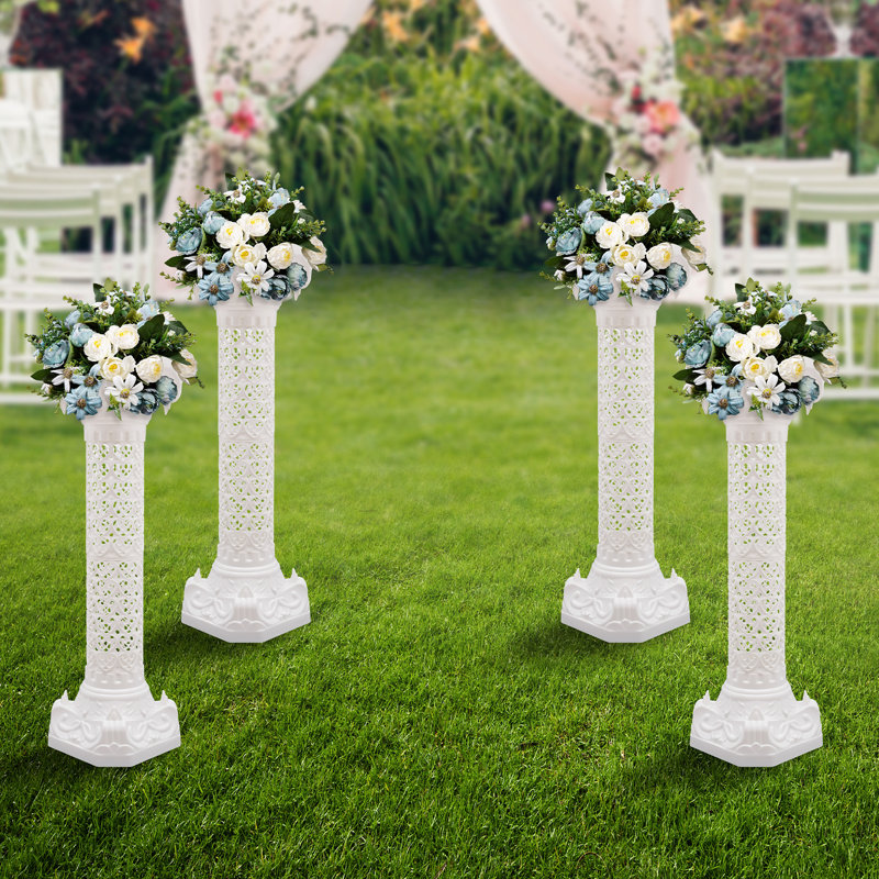 4pcs Wedding Roman Columns