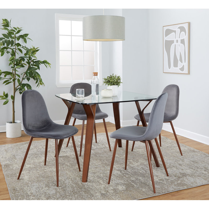 Ensemble repas pour 4 personnes Folia, Gris