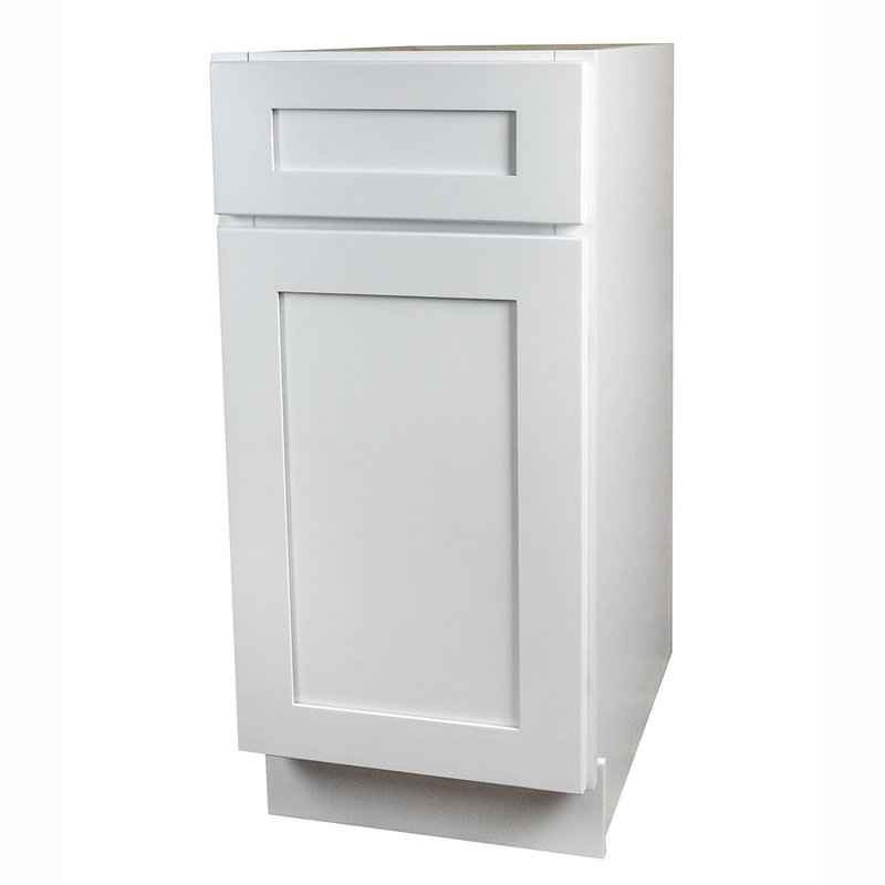 Ransom white shaker base cabinet, 35" H x 21" W x 24" D