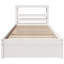 Bed Frame With Headboard Without Mattress White-1900825108
