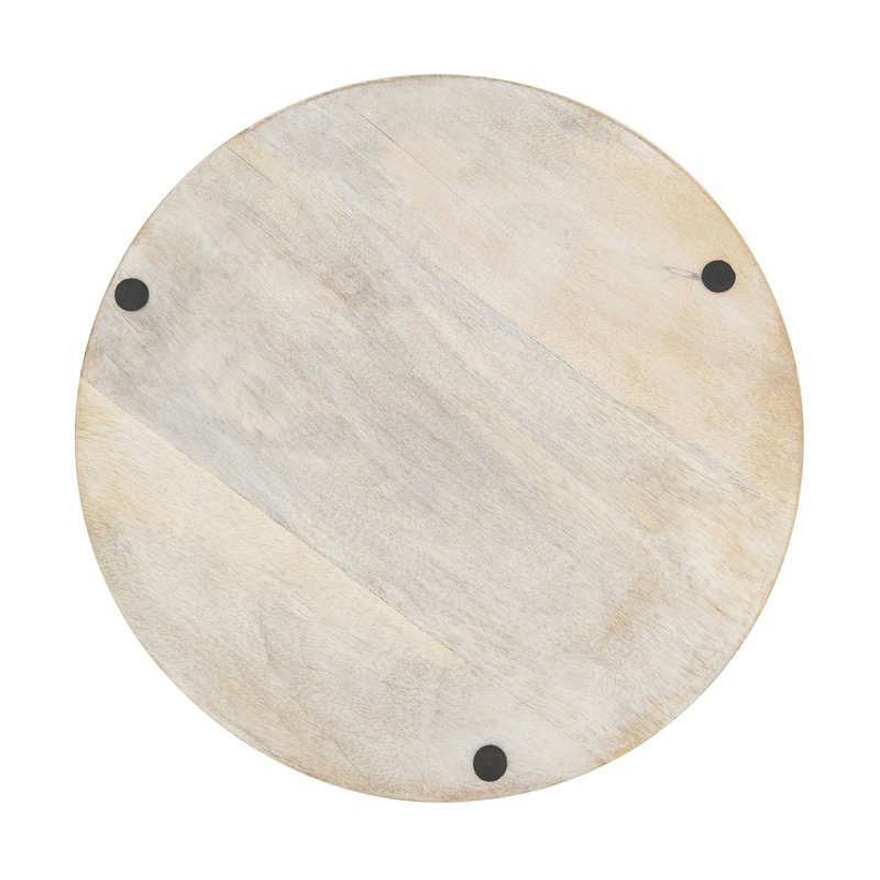 Sousplat Collection Mango Wood No Pattern Charger, Wood