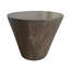 Table de bout cylindrique en bois massif