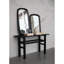 Miroir mural rectangulaire en bois massif