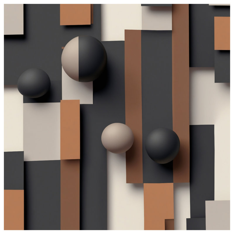 Tapis de bain à motif géométrique, L 34 po x L 21 po