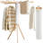 Foldable Tripod Clothes Drying Rack - Portable For Outdoor Use