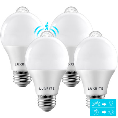 9 watts (équivalent à 60 watts), DEL A19, ampoule à capteur de mouvement, culot E26 / moyen (standard)