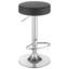 Tabouret de bar hydraulique - noir, base pour diverses occasions au look moderne et sophistiqué