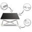 Demetrius Cross Legs Coffee Table-1569732544-1570172855