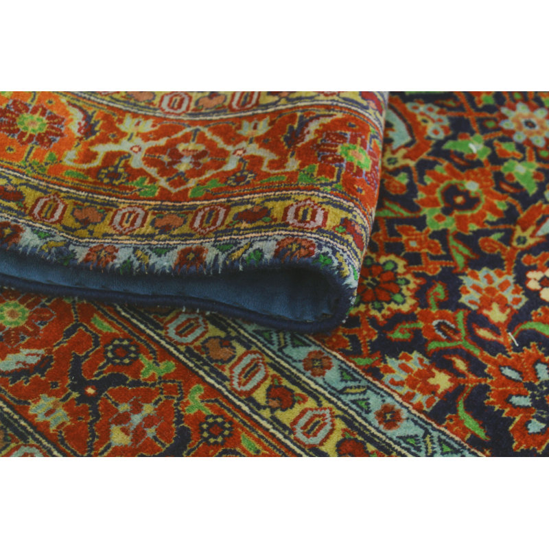 Tapis bleu marine Fine Fine