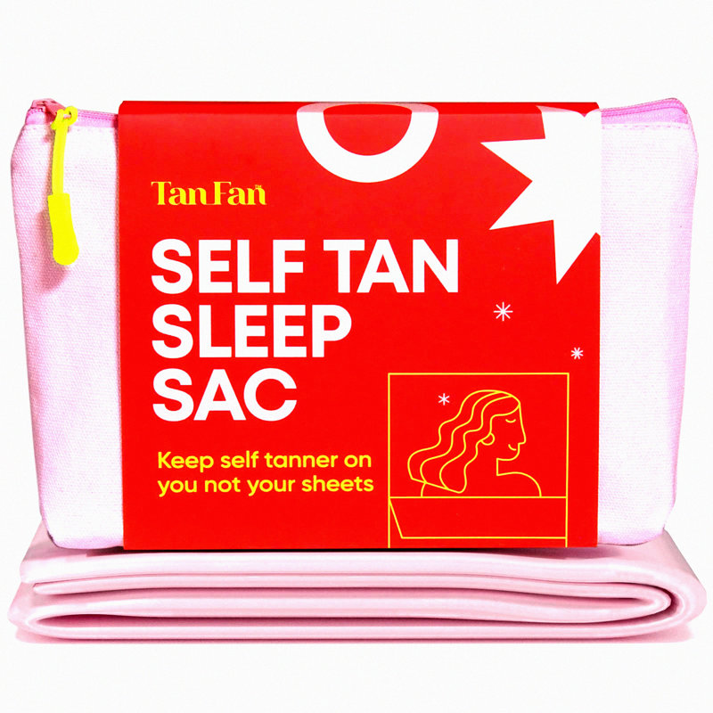 TannerGuard Sleep Sack - Stain-Resistant Cooling Silky Poly Sleeping Bag - Self Tanner Protection - Lightweight Breathable Design