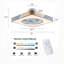 Modern Ceiling Fan With Light, 22 Inch Ceiling Fan Light, Ceiling Fan Light With Remote Control
