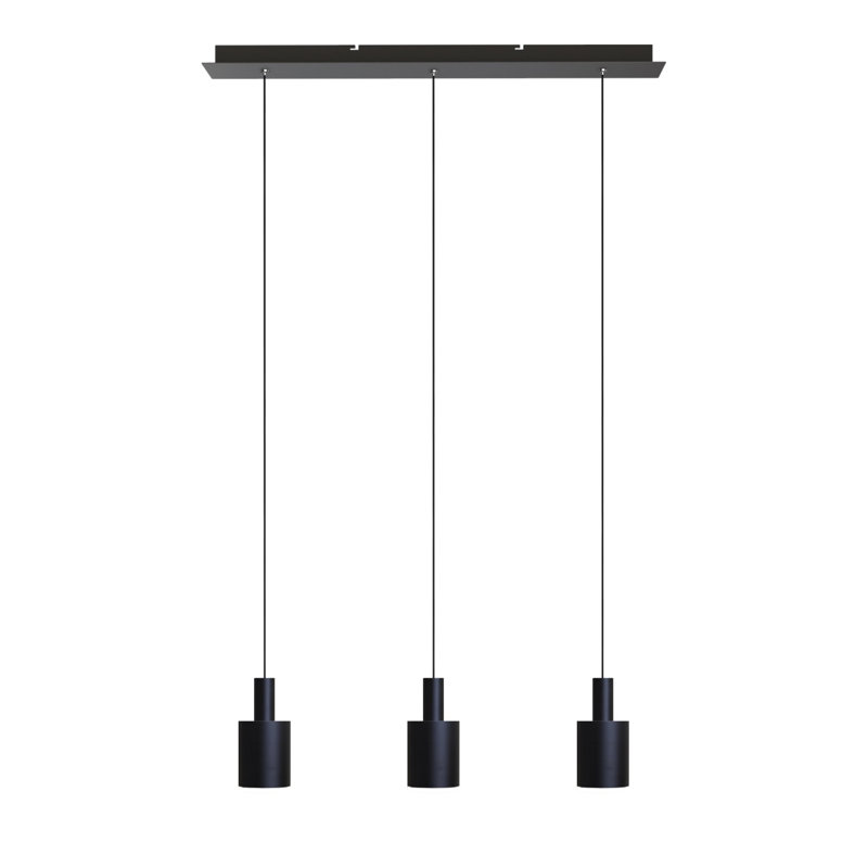 Essoura 3 - Light Kitchen Island Pendant, Black/Black