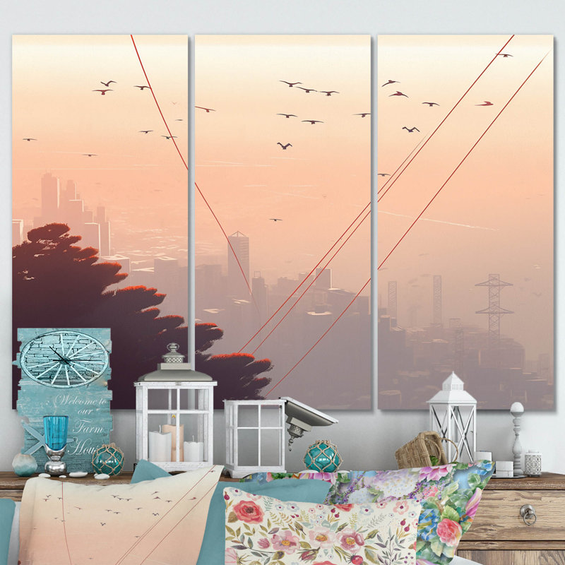 Bay Bay Hills of San Francisco III - San Francisco, ensemble de reproductions d'art mural, H 28 po x l 36 po x P 1 po